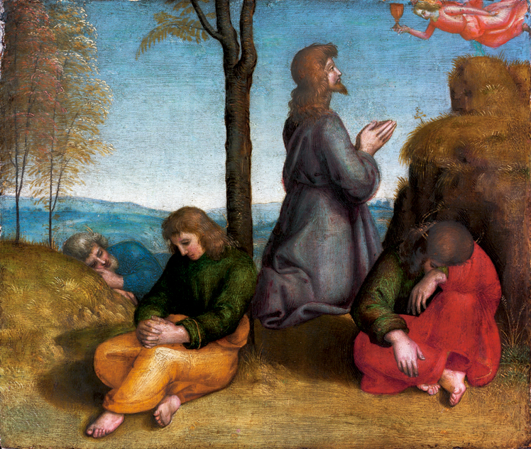   拉斐尔·桑西  Raffaello Santi——在花园里的苦恼